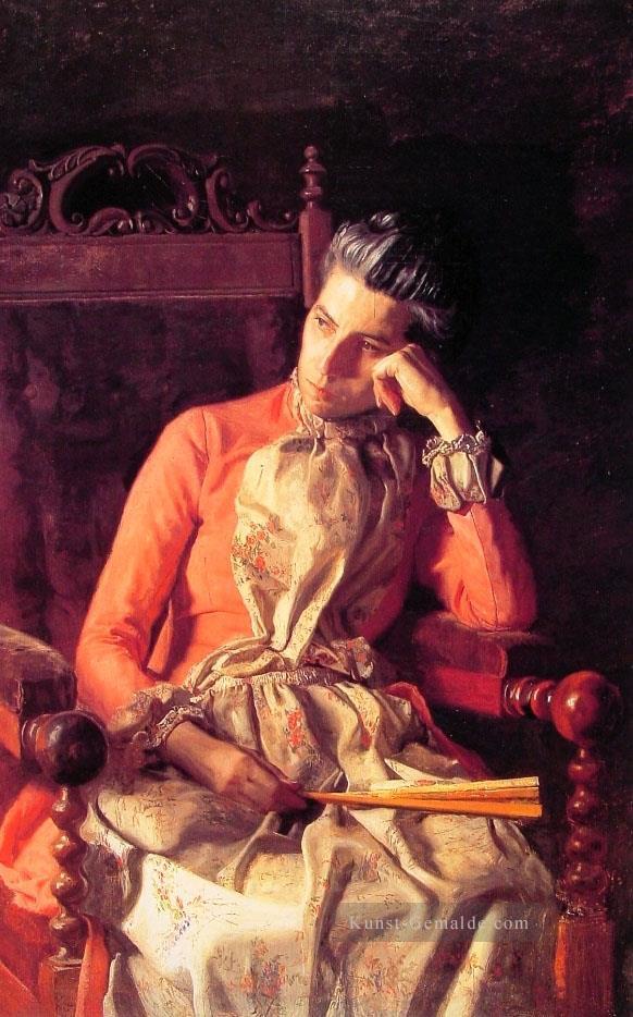 Fräulein Amelia van Buren Realismus Porträt Thomas Eakins Ölgemälde
